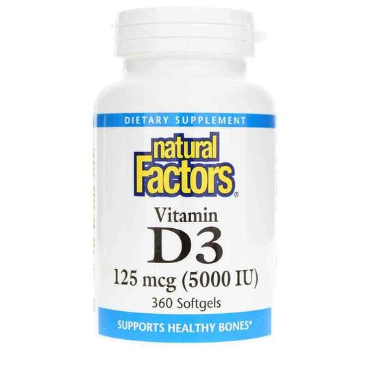 Vitamin D3 125 Mcg (5000 IU), NF